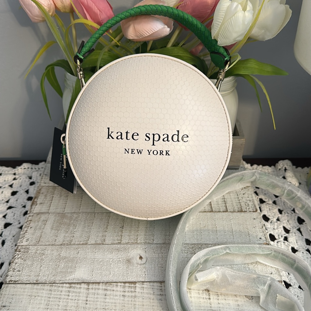 Nwt Kate Spade Tee Time Golf Ball Crossbody Bag